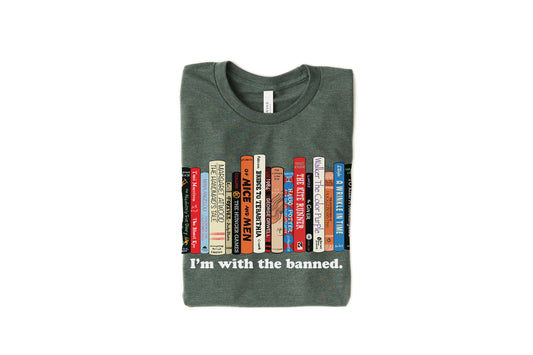 I'm with the Banned | Librarian & Reading Unisex t-shirt