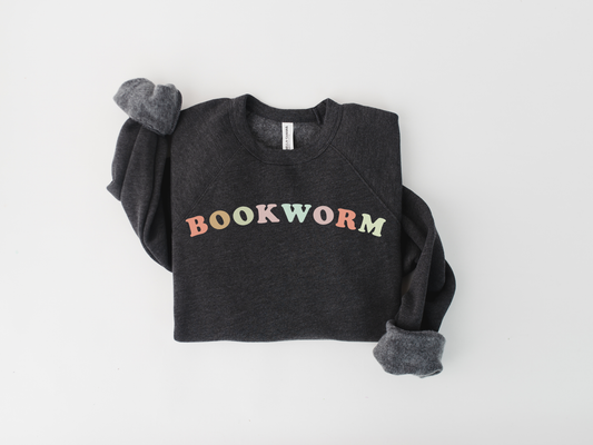 Bookworm Sweatshirt - Premium Blend, Soft Texture - Reading Sweatshirt