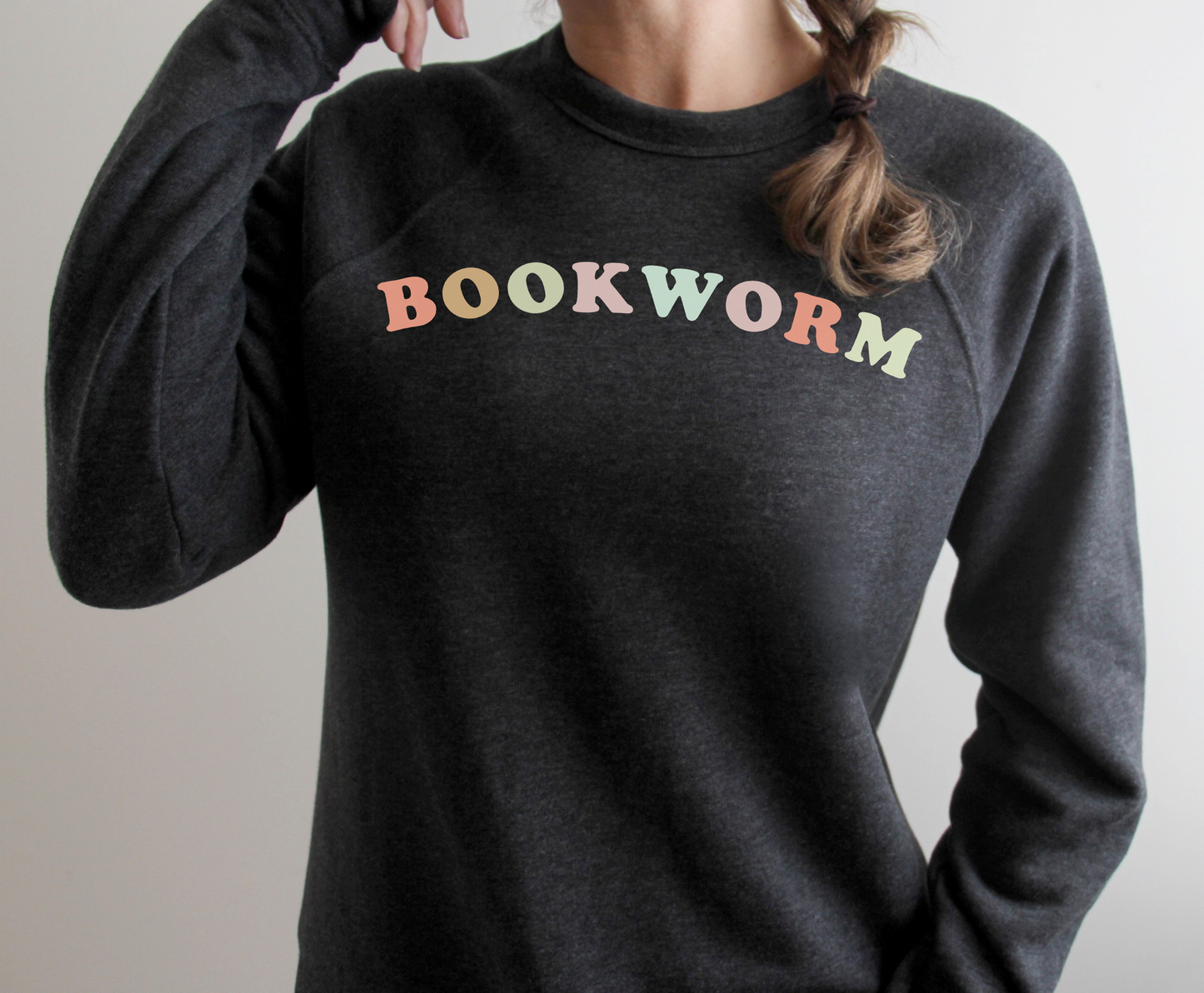 Bookworm Sweatshirt - Premium Blend, Soft Texture - Reading Sweatshirt