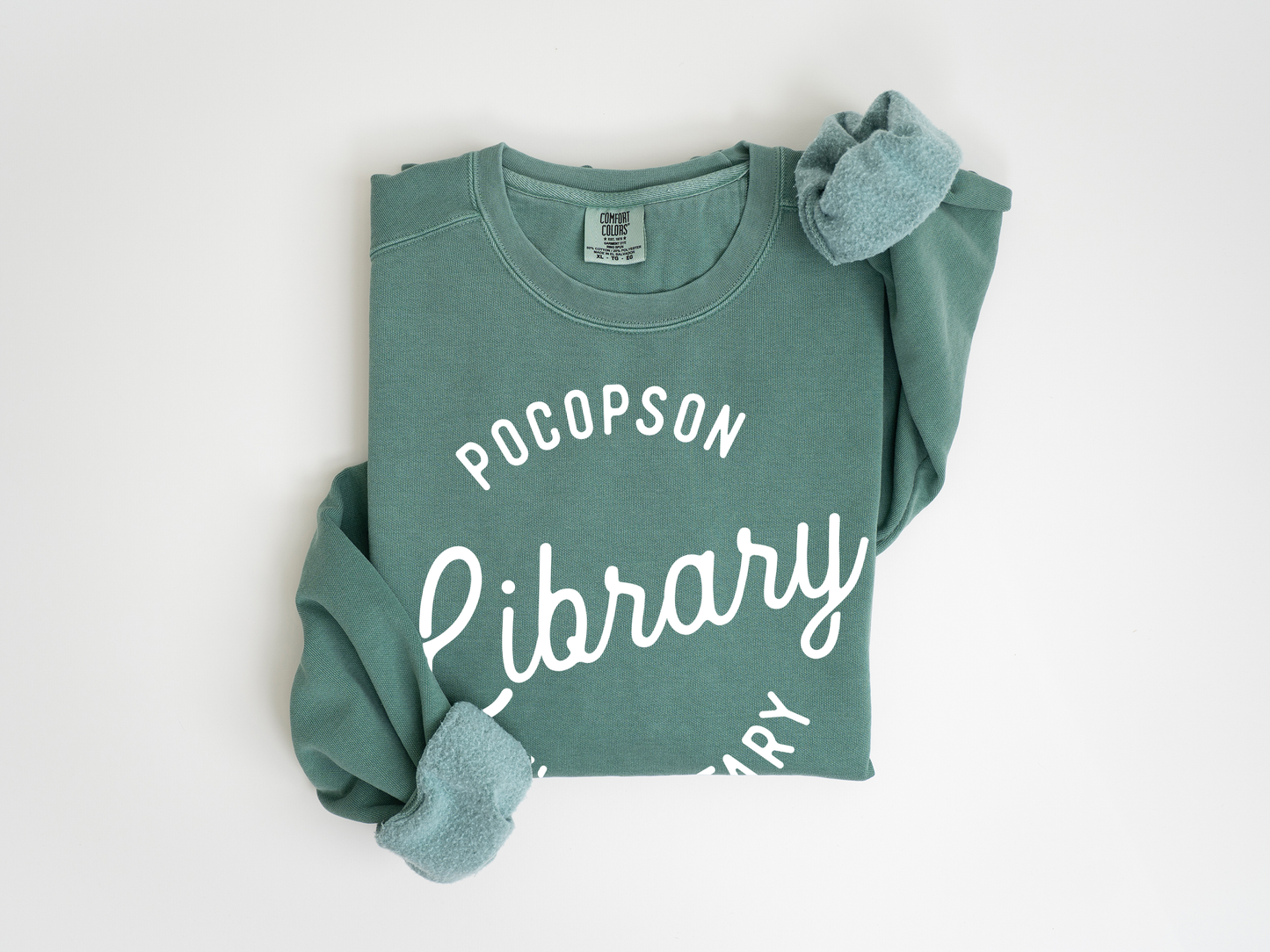 Light Green Custom Librarian Sweatshirt