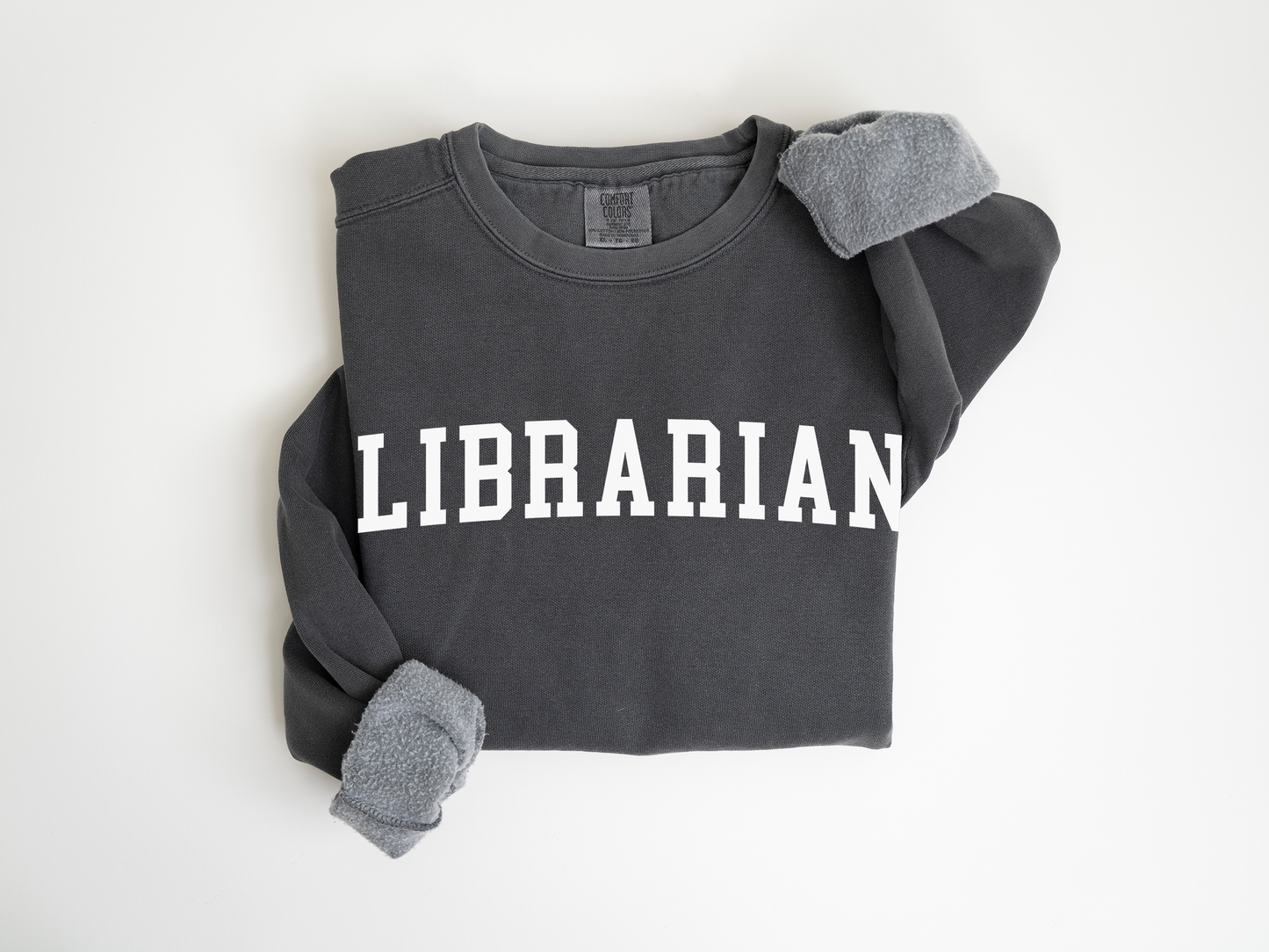 Varsity Librarian Unisex Pigment Dyed Librarian Sweatshirt