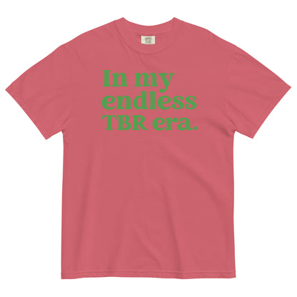 In My Endless TBR Era Short Sleeve Heavyweight T-shirt