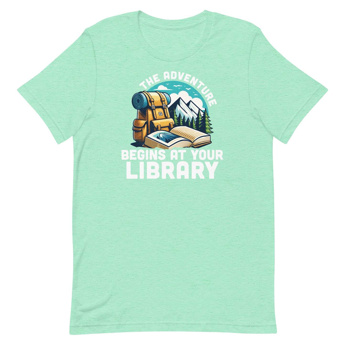 Adventure begins at Your Library Librarian Tshirt