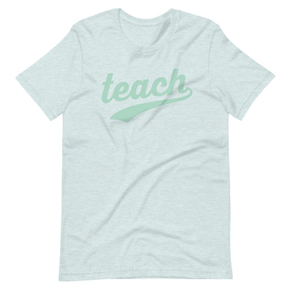 Retro Swoosh Teach Short Sleeve Teacher T-shirt