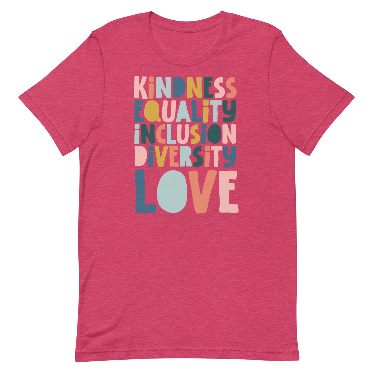 Kindness Teacher Tshirt: Inclusion & Love Tee for Heroes